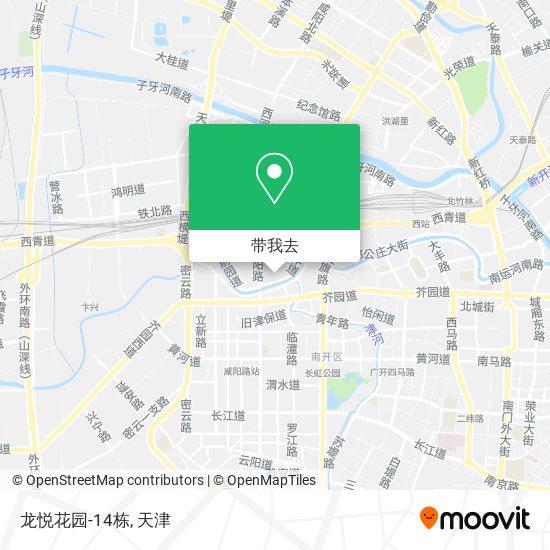 龙悦花园-14栋地图