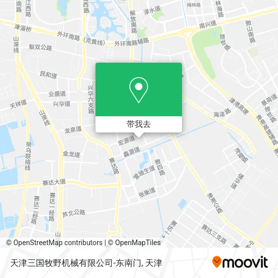 天津三国牧野机械有限公司-东南门地图