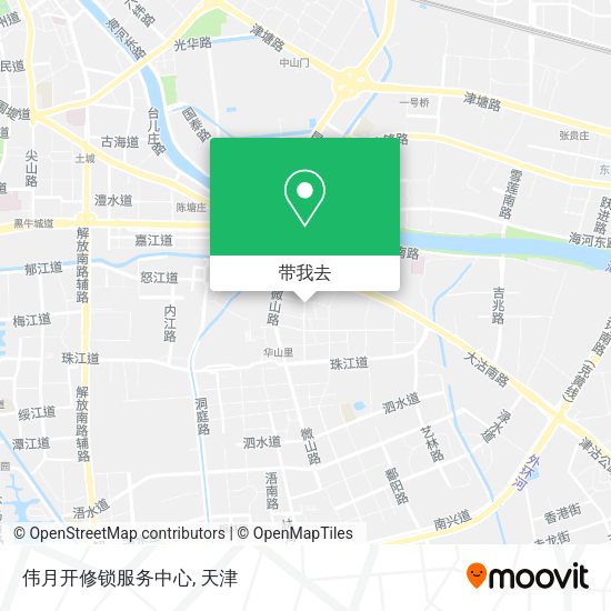 伟月开修锁服务中心地图