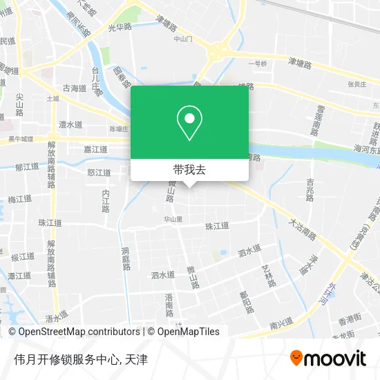伟月开修锁服务中心地图