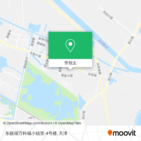 东丽湖万科城小镇里-4号楼地图
