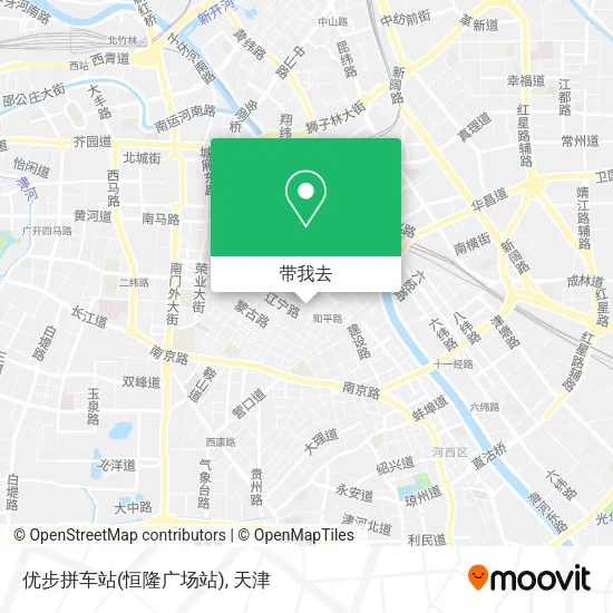 优步拼车站(恒隆广场站)地图