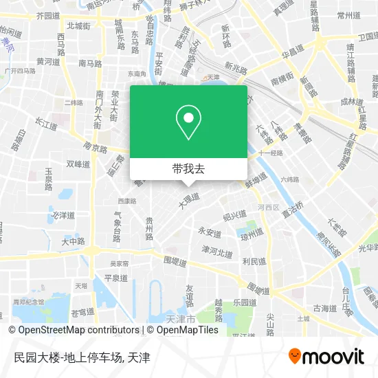 民园大楼-地上停车场地图