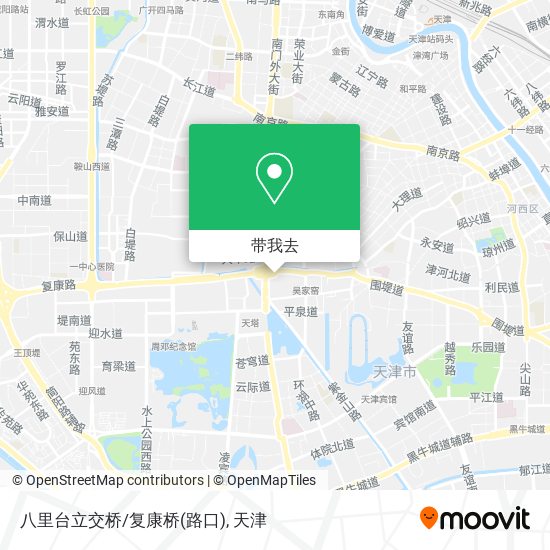 八里台立交桥/复康桥(路口)地图