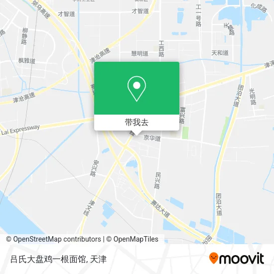 吕氏大盘鸡一根面馆地图