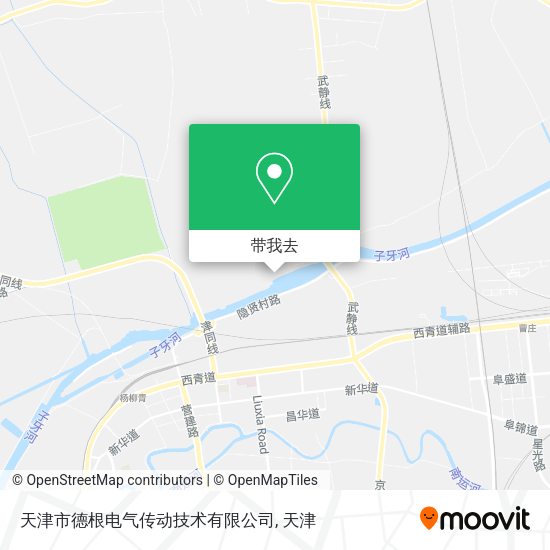 天津市德根电气传动技术有限公司地图
