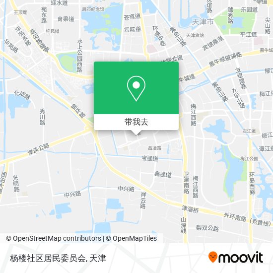 杨楼社区居民委员会地图