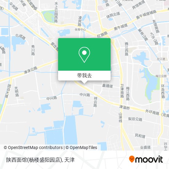 陕西面馆(杨楼盛阳园店)地图