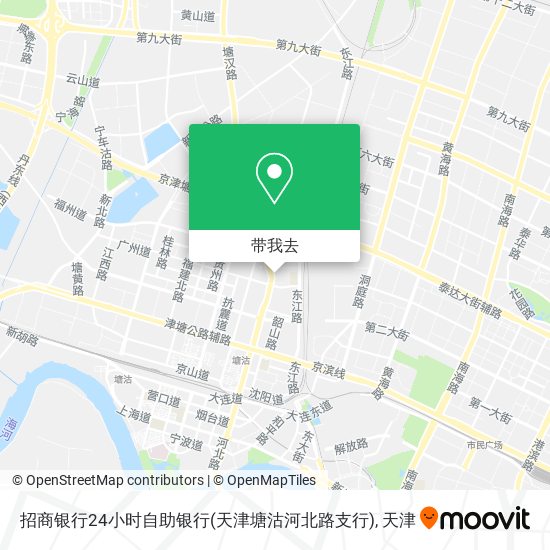 招商银行24小时自助银行(天津塘沽河北路支行)地图