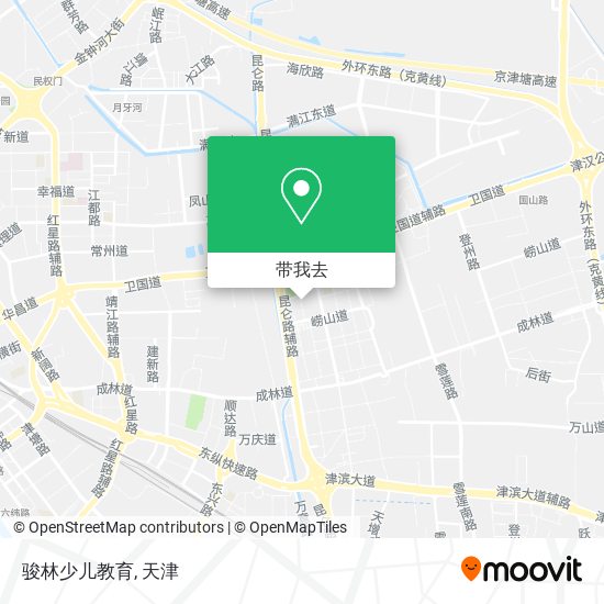 骏林少儿教育地图