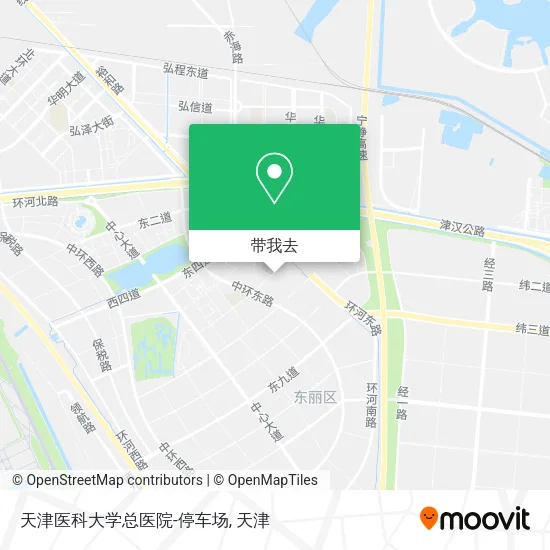 天津医科大学总医院-停车场地图