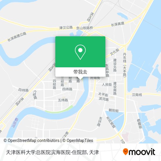 天津医科大学总医院滨海医院-住院部地图