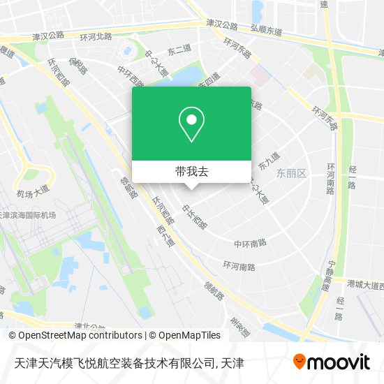 天津天汽模飞悦航空装备技术有限公司地图