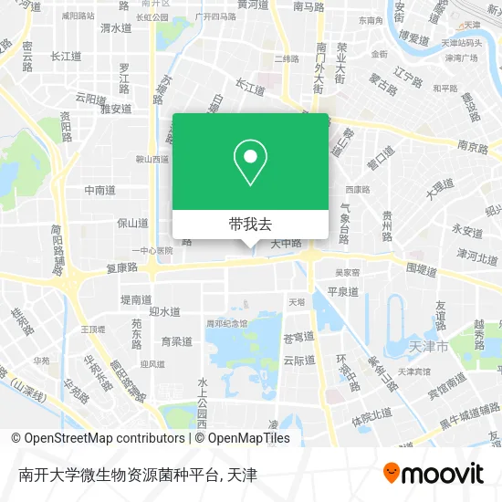 南开大学微生物资源菌种平台地图