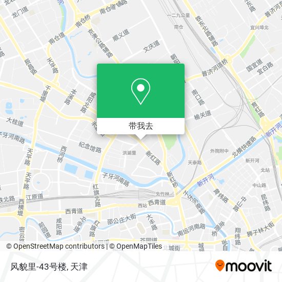 风貌里-43号楼地图