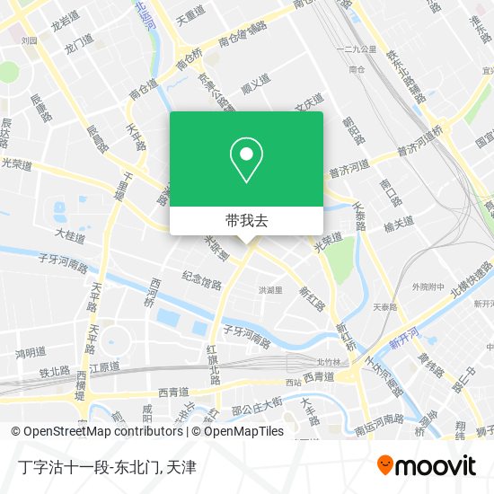 丁字沽十一段-东北门地图
