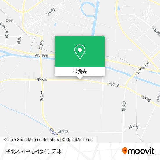 杨北木材中心-北5门地图