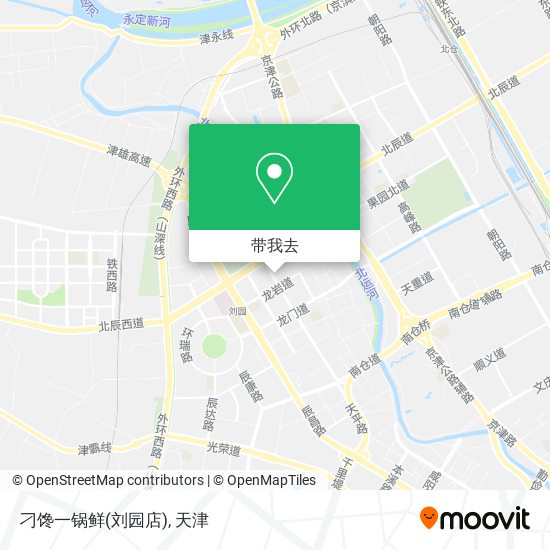 刁馋一锅鲜(刘园店)地图