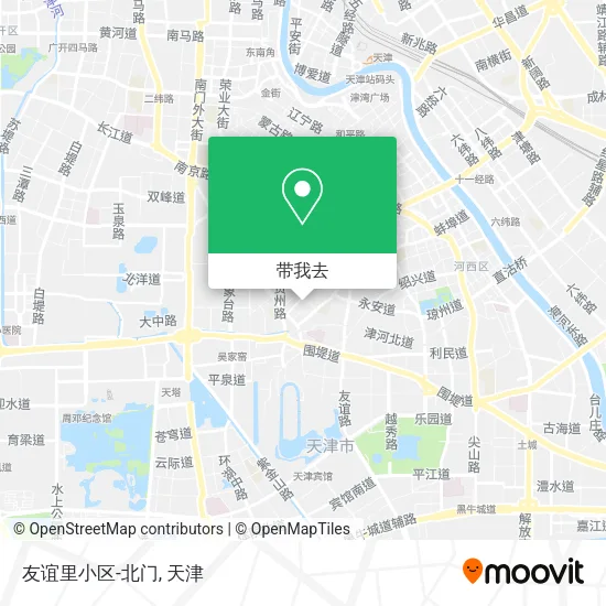 友谊里小区-北门地图