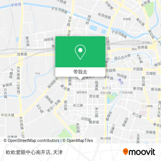 欧欧爱眼中心南开店地图