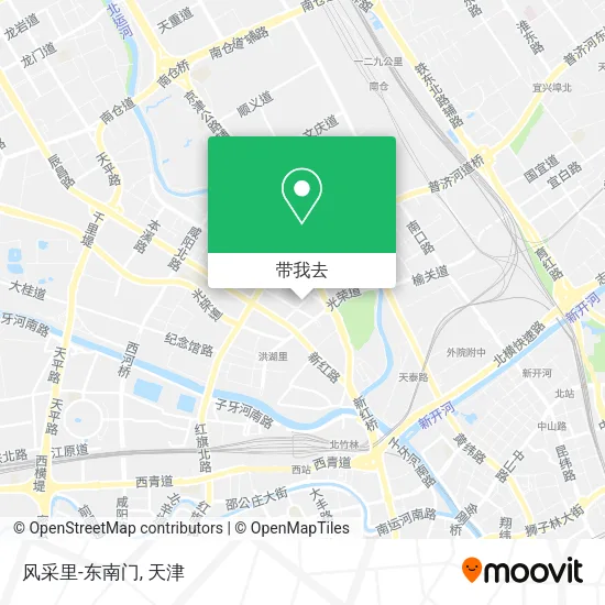 风采里-东南门地图