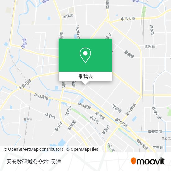 天安数码城公交站地图
