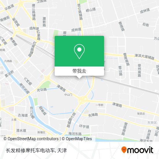 长发精修摩托车电动车地图