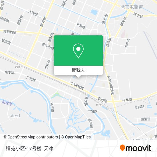 福苑小区-17号楼地图