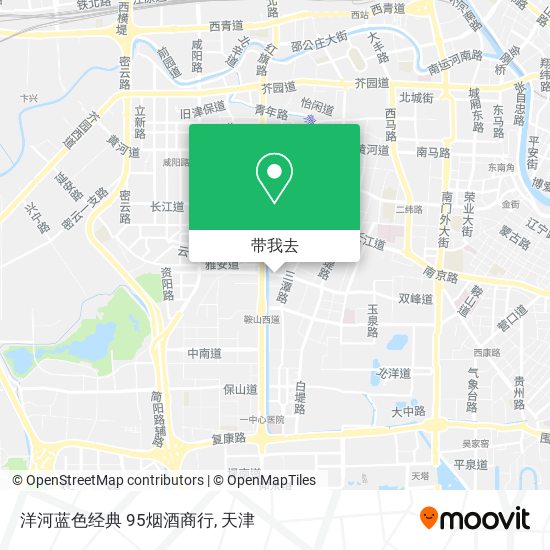 洋河蓝色经典 95烟酒商行地图