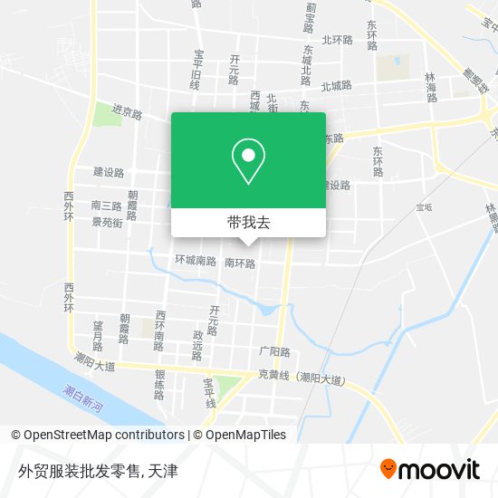 外贸服装批发零售地图