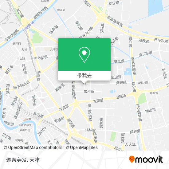 聚泰美发地图
