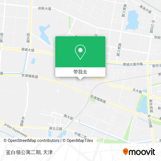 蓝白领公寓二期地图