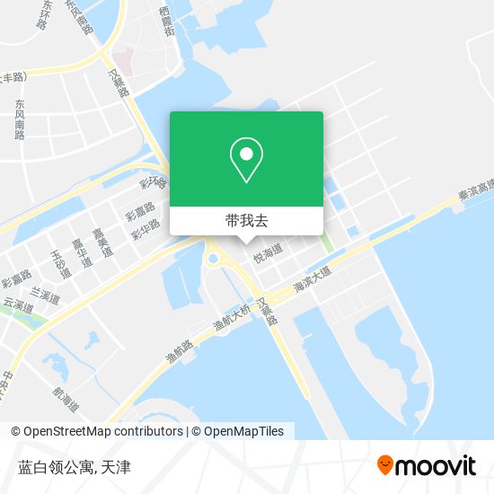蓝白领公寓地图