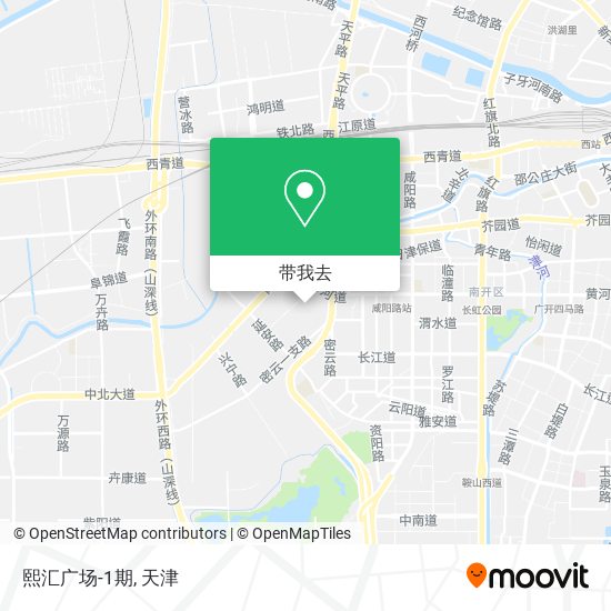 熙汇广场-1期地图