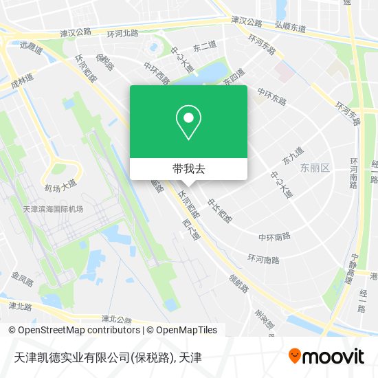 天津凯德实业有限公司(保税路)地图
