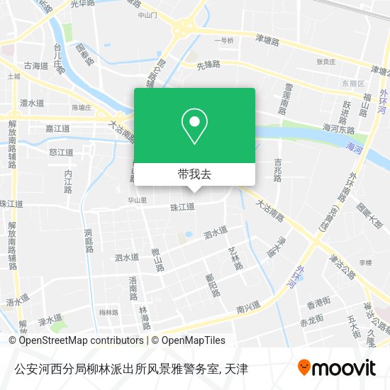 公安河西分局柳林派出所风景雅警务室地图