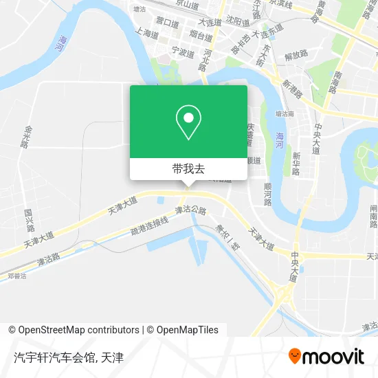 汽宇轩汽车会馆地图