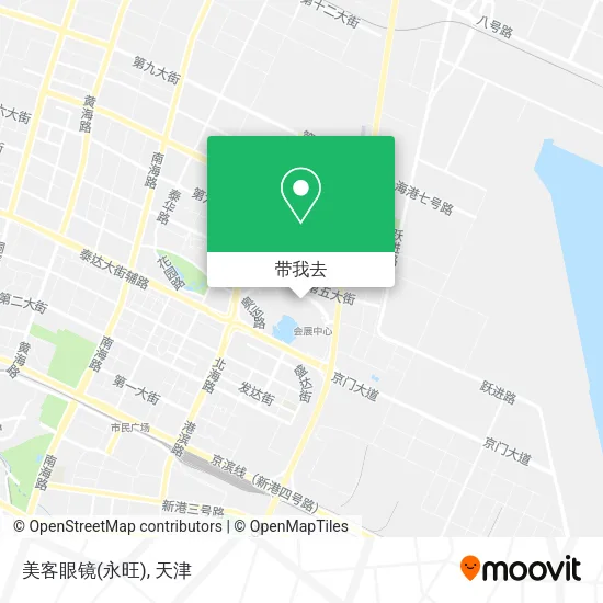 美客眼镜(永旺)地图