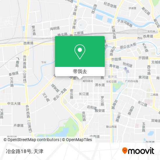 冶金路18号地图