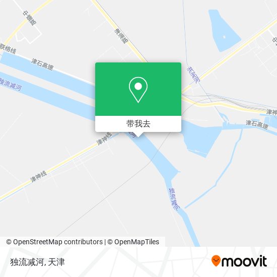 独流减河地图