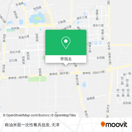 粮油米面一次性餐具批发地图