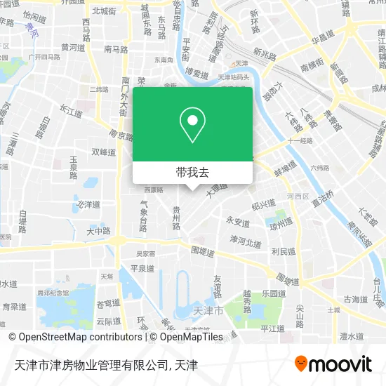 天津市津房物业管理有限公司地图