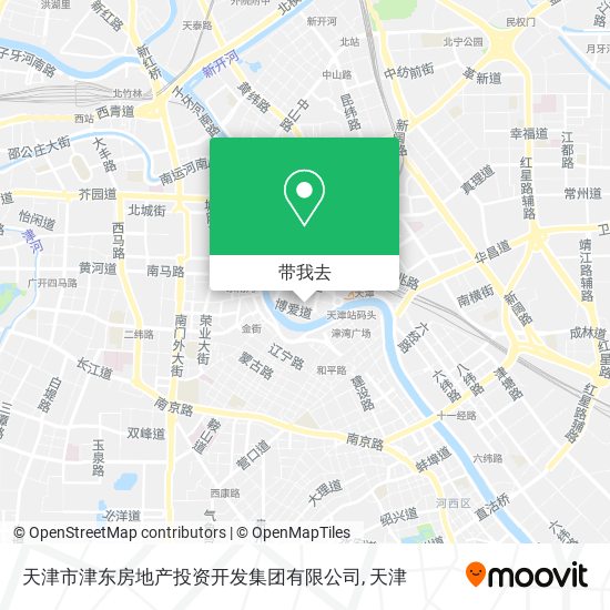 天津市津东房地产投资开发集团有限公司地图