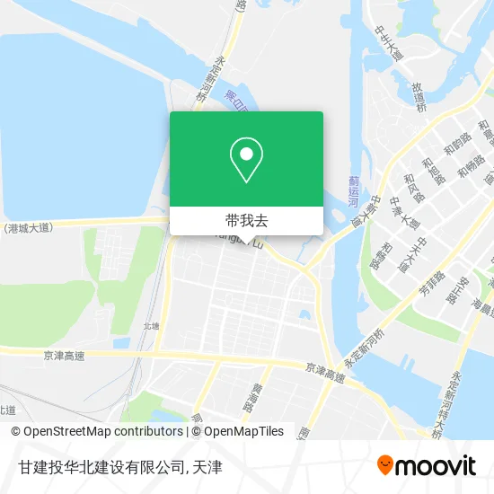 甘建投华北建设有限公司地图
