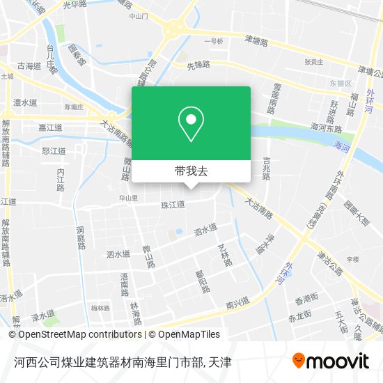 河西公司煤业建筑器材南海里门市部地图
