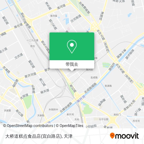 大桥道糕点食品店(宜白路店)地图