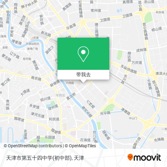 天津市第五十四中学(初中部)地图
