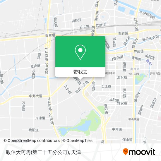敬信大药房(第二十五分公司)地图