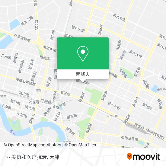 亚美协和医疗抗衰地图
