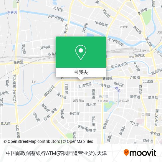 中国邮政储蓄银行ATM(芥园西道营业所)地图